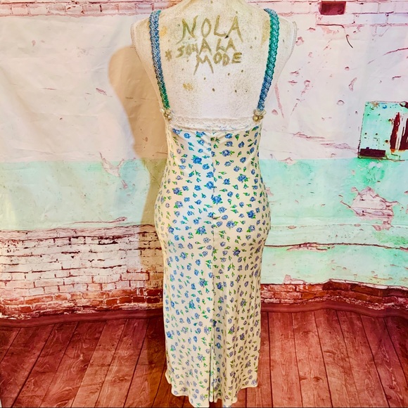 VINTAGE BETSEY JOHNSON UPCYCLED SLIP DRESS - Picture 6 of 7